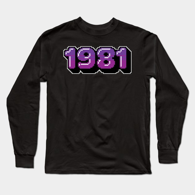 1981 Long Sleeve T-Shirt by wobblyfrogs